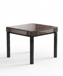 天禧靜音綠電動麻雀枱(四腳餐桌過山車超薄款) - 咖啡色