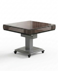 天禧靜音綠電動麻雀枱(移動摺疊過山車超薄款) - 咖啡色